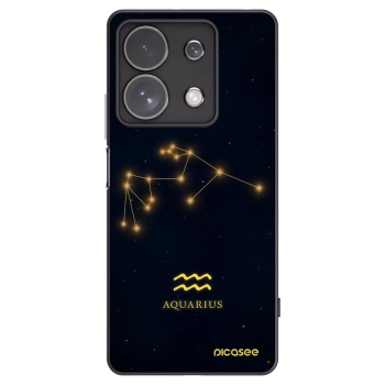 Picasee silikonový černý obal pro Xiaomi Redmi Note 13 Pro 4G - AQUARIUS