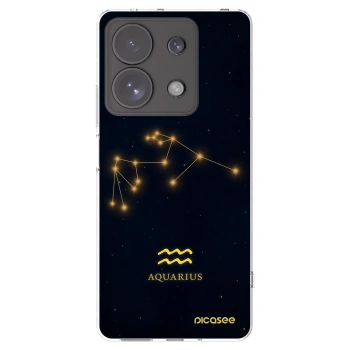 Picasee silikonový průhledný obal pro Xiaomi Redmi Note 13 Pro 4G - AQUARIUS