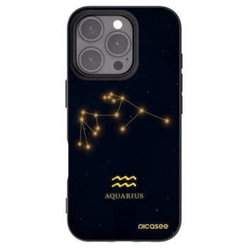 Picasee silikonový černý obal pro Apple iPhone 16 Pro - AQUARIUS