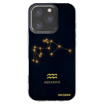 Picasee silikonový průhledný obal pro Apple iPhone 16 Pro - AQUARIUS