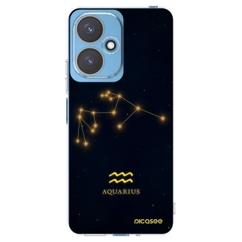Picasee silikonový průhledný obal pro Xiaomi Redmi 13C 5G - AQUARIUS