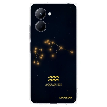 Picasee silikonový průhledný obal pro Realme C33 (2023) - AQUARIUS