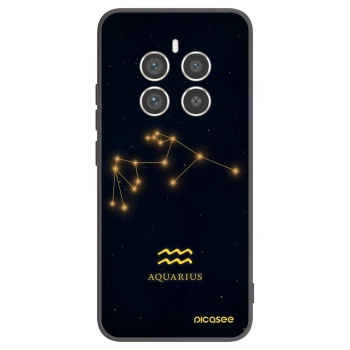 Picasee silikonový černý obal pro Realme 12 Pro 5G - AQUARIUS