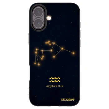 Picasee silikonový černý obal pro Apple iPhone 16 Plus - AQUARIUS