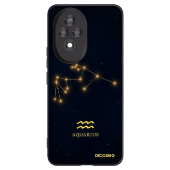 Picasee silikonový černý obal pro Honor 200 Pro 5G - AQUARIUS