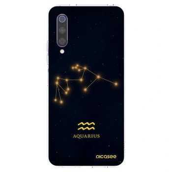 Picasee silikonový průhledný obal pro Xiaomi Mi 9 - AQUARIUS