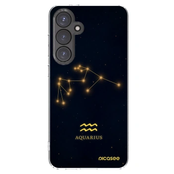 Picasee silikonový průhledný obal pro Samsung Galaxy S24 FE S721B - AQUARIUS