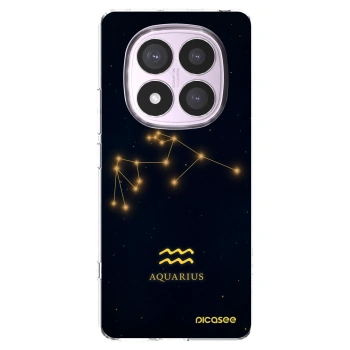 Picasee silikonový průhledný obal pro Xiaomi Redmi Note 14 Pro 5G - AQUARIUS