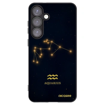 Picasee silikonový černý obal pro Samsung Galaxy S25+ 5G - AQUARIUS