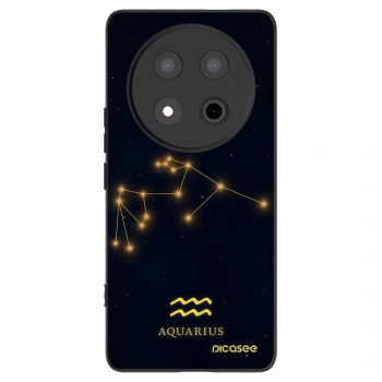 Picasee silikonový černý obal pro Honor Magic7 Lite 5G - AQUARIUS