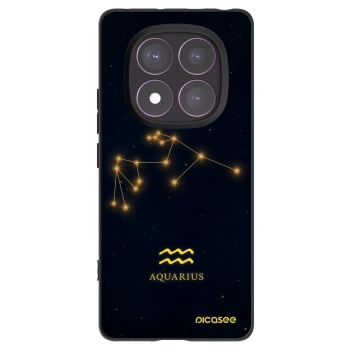Picasee silikonový černý obal pro Xiaomi Redmi Note 14 Pro 4G - AQUARIUS