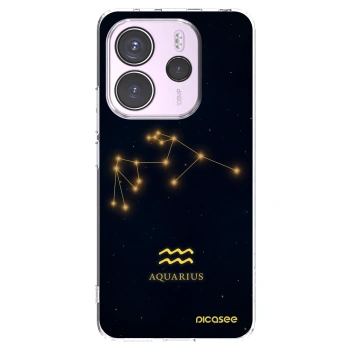 Picasee silikonový průhledný obal pro Xiaomi Redmi Note 14 4G - AQUARIUS