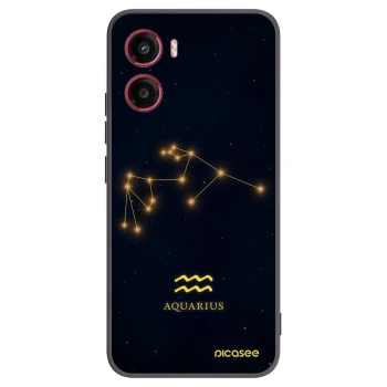 Picasee silikonový černý obal pro Motorola Moto G05 - AQUARIUS