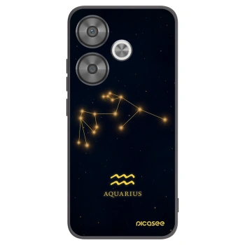 Picasee silikonový černý obal pro Xiaomi Poco F6 - AQUARIUS