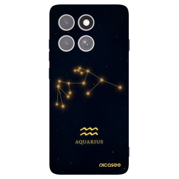 Picasee silikonový černý obal pro Motorola Edge 60 Pro - AQUARIUS