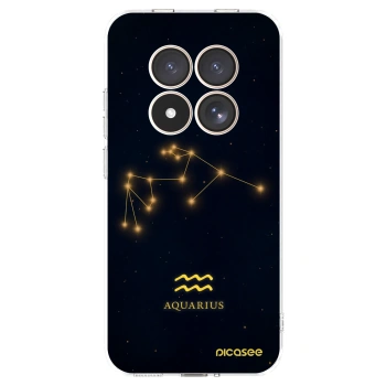 Picasee silikonový průhledný obal pro Xiaomi Redmi Note 15 Pro 4G - AQUARIUS