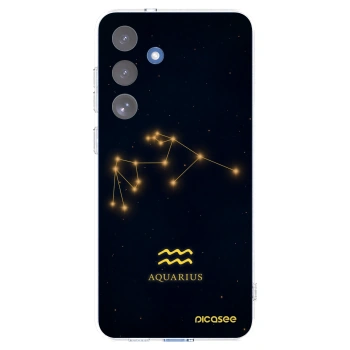 Picasee silikonový průhledný obal pro Samsung Galaxy S25 FE 5G - AQUARIUS