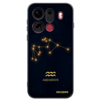 Picasee silikonový černý obal pro OPPO Find X9 Pro - AQUARIUS