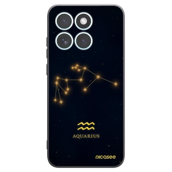 Picasee silikonový černý obal pro Motorola Edge 70 Fusion - AQUARIUS