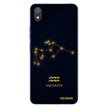 Picasee silikonový průhledný obal pro Xiaomi Redmi 7A - AQUARIUS