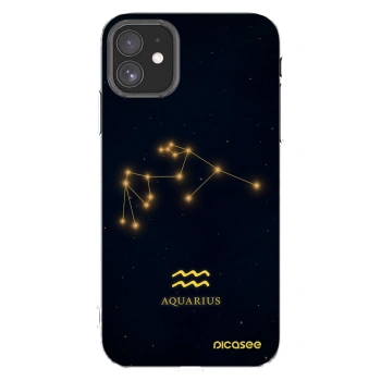 Picasee silikonový průhledný obal pro Apple iPhone 11 - AQUARIUS