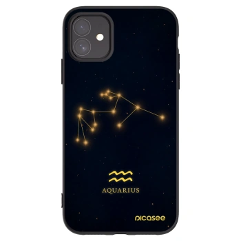 Picasee silikonový černý obal pro Apple iPhone 11 - AQUARIUS