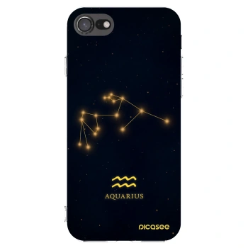 Picasee silikonový průhledný obal pro Apple iPhone 8 - AQUARIUS