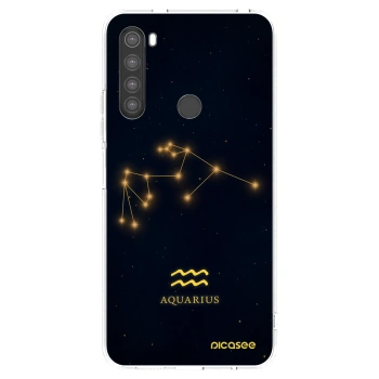 Picasee silikonový průhledný obal pro Xiaomi Redmi Note 8 - AQUARIUS