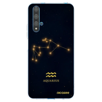 Picasee silikonový průhledný obal pro Huawei Nova 5T - AQUARIUS