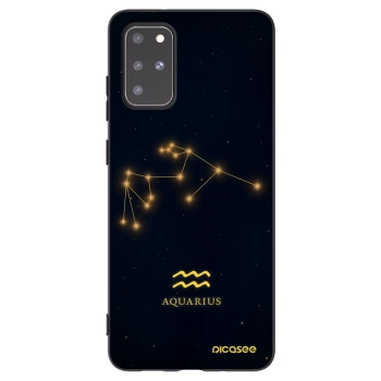 Picasee silikonový černý obal pro Samsung Galaxy S20+ G985F - AQUARIUS