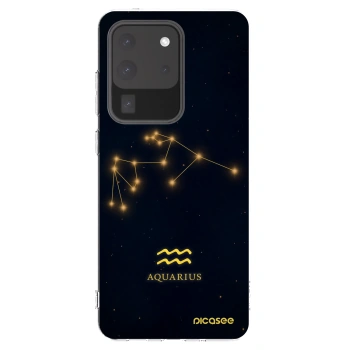 Picasee silikonový průhledný obal pro Samsung Galaxy S20 Ultra 5G G988F - AQUARIUS