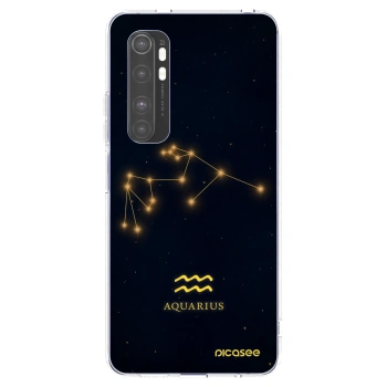 Picasee silikonový průhledný obal pro Xiaomi Mi Note 10 Lite - AQUARIUS