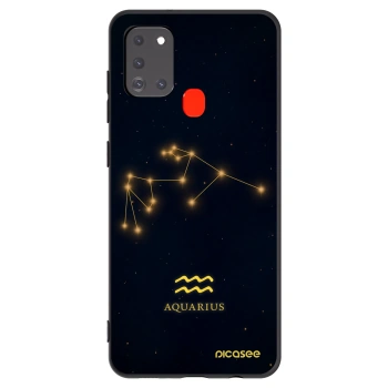 Picasee silikonový černý obal pro Samsung Galaxy A21s - AQUARIUS