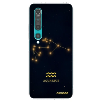 Picasee silikonový průhledný obal pro Xiaomi Mi 10 - AQUARIUS