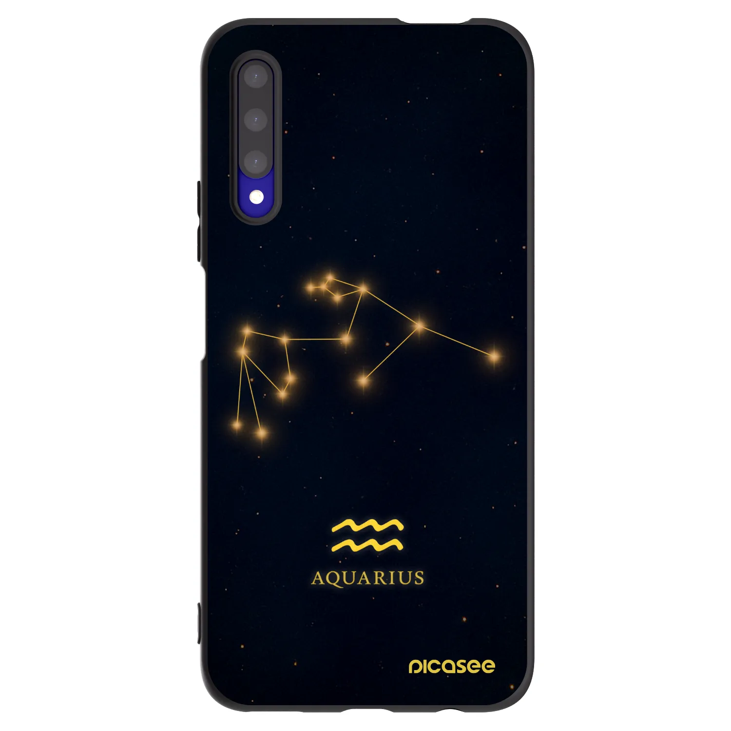Picasee silikonový černý obal pro Honor 9X Pro - AQUARIUS