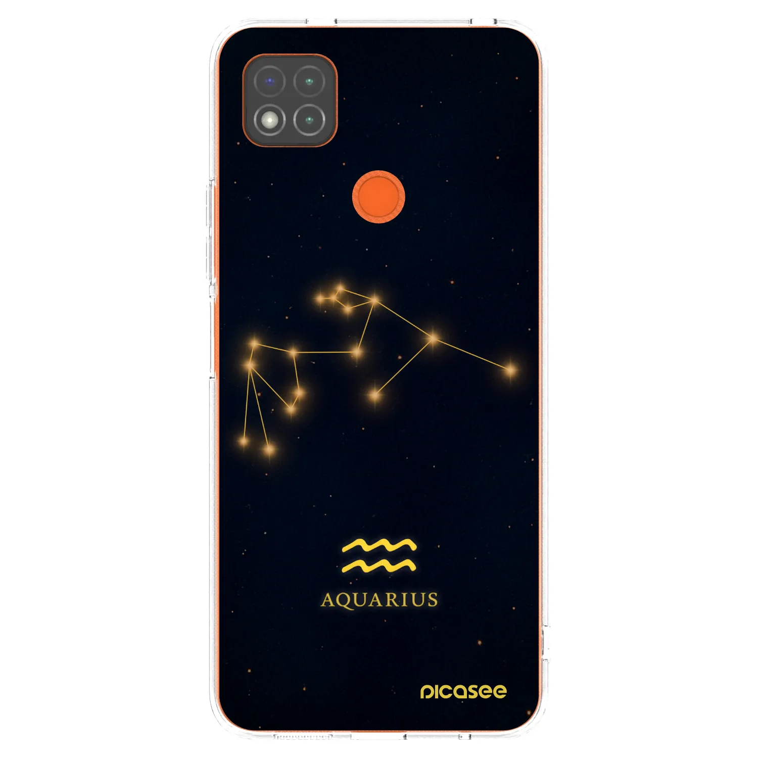Picasee silikonový průhledný obal pro Xiaomi Redmi 9C - AQUARIUS