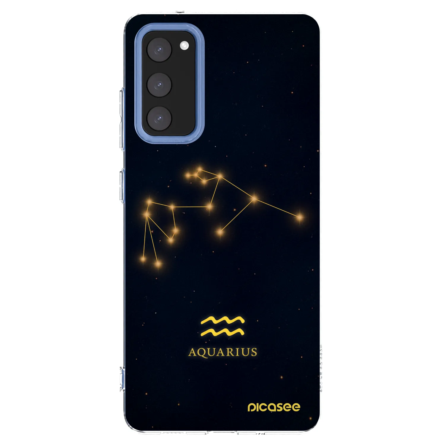 Picasee silikonový průhledný obal pro Samsung Galaxy S20 FE - AQUARIUS