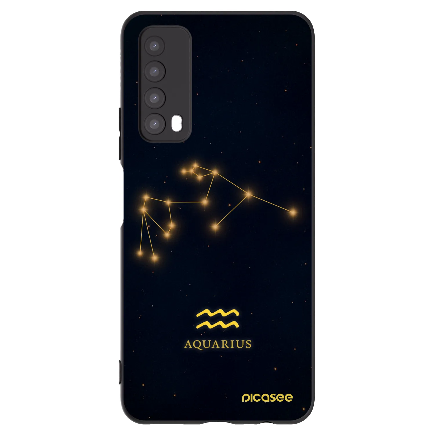 Picasee silikonový černý obal pro Huawei P Smart 2021 - AQUARIUS