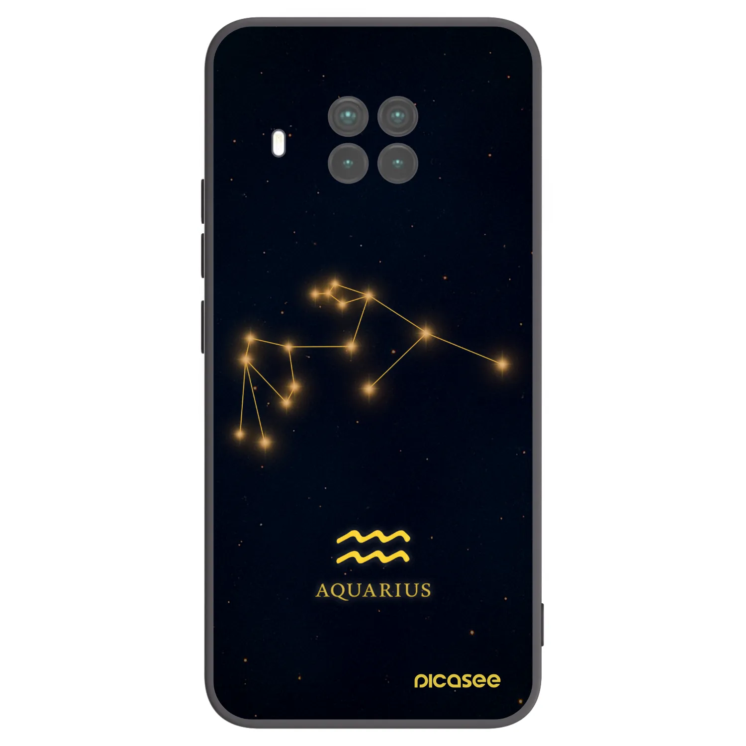 Picasee silikonový černý obal pro Xiaomi Mi 10T Lite - AQUARIUS