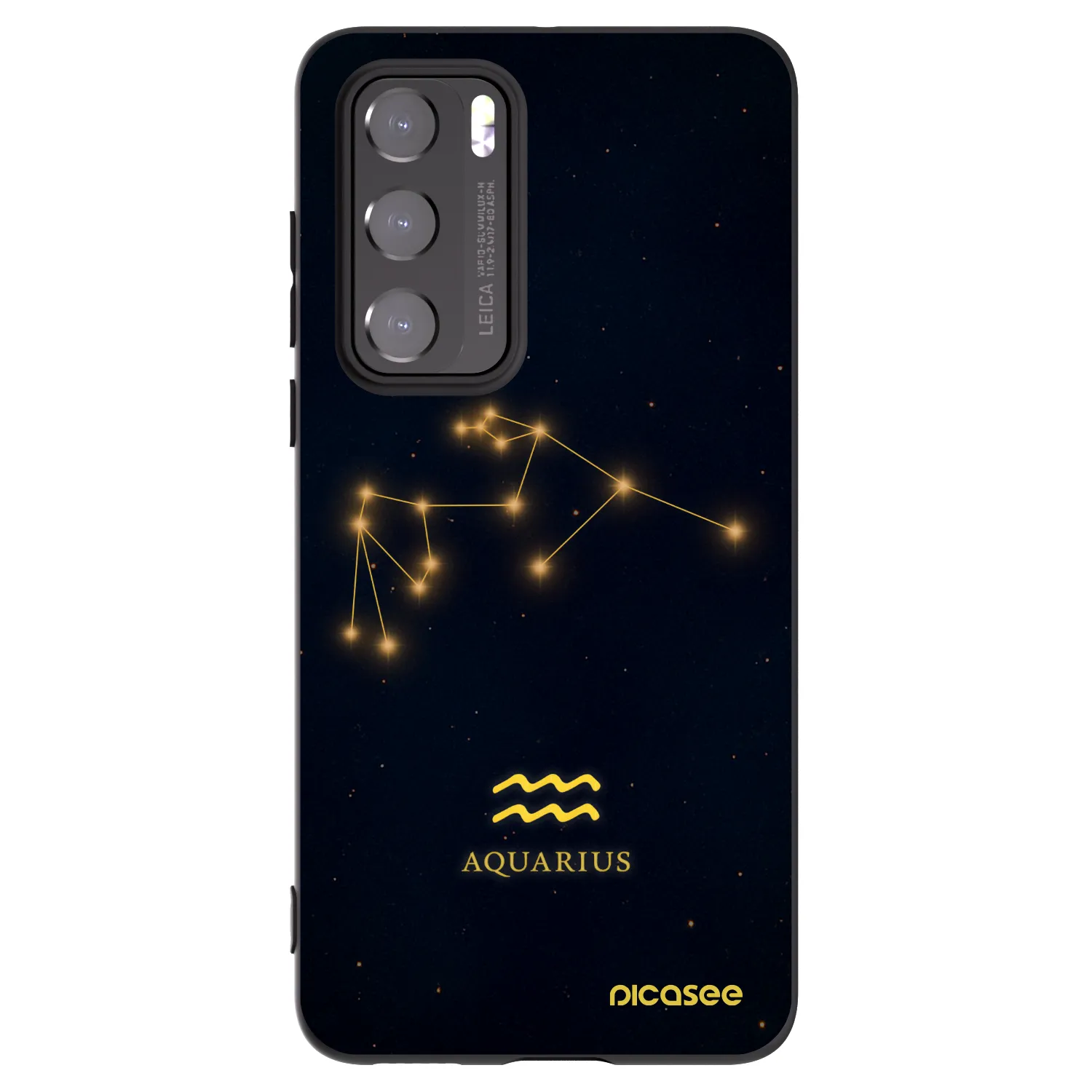 Picasee silikonový černý obal pro Huawei P40 - AQUARIUS