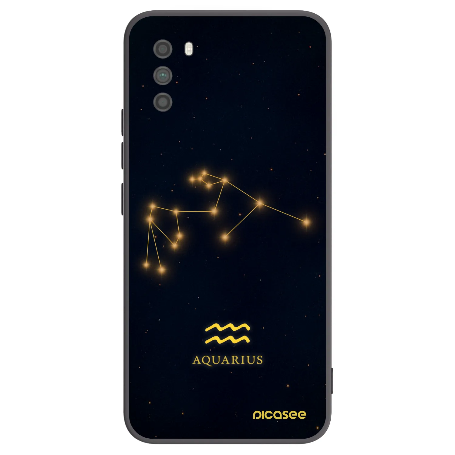 Picasee silikonový černý obal pro Xiaomi Poco M3 - AQUARIUS