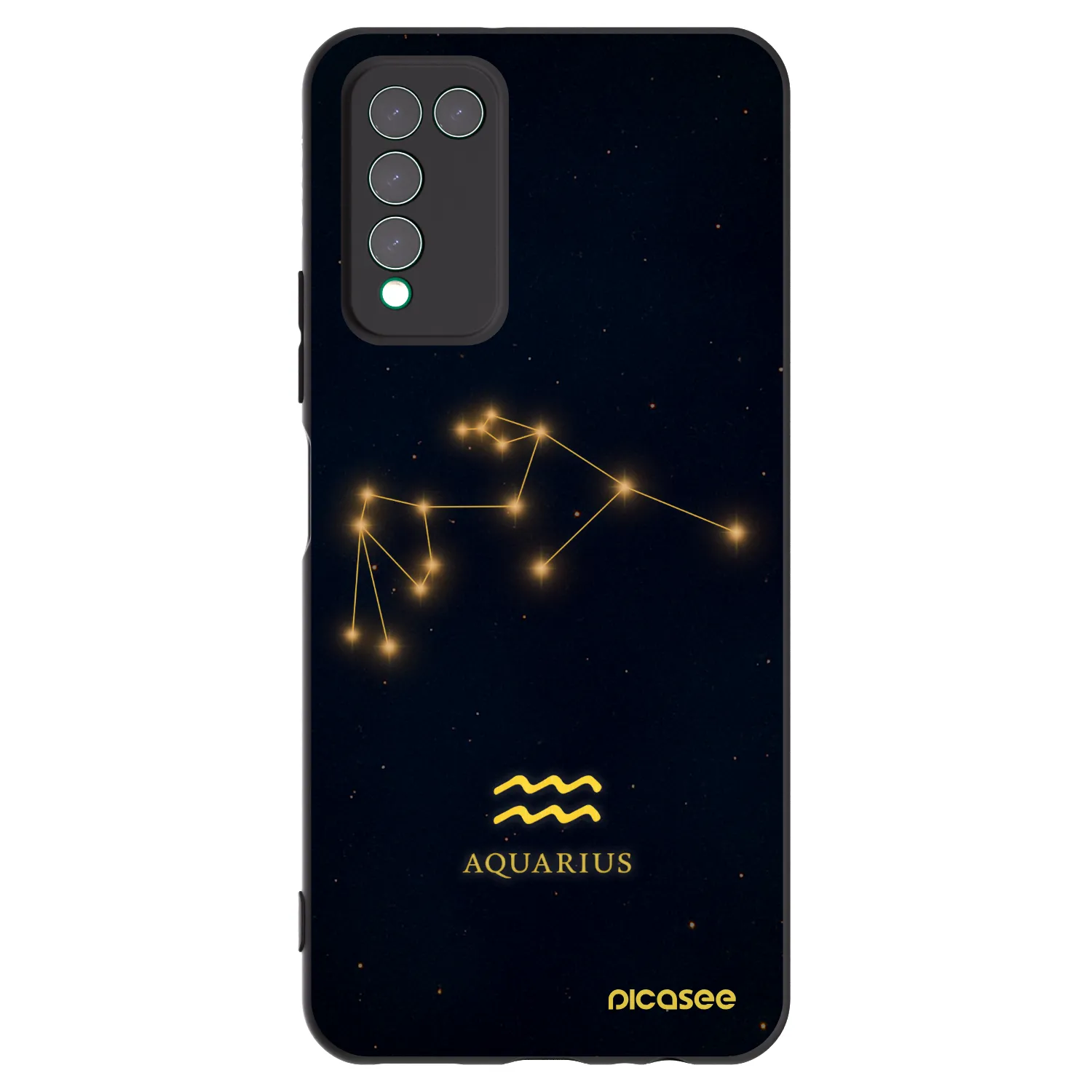 Picasee silikonový černý obal pro Honor 10X Lite - AQUARIUS