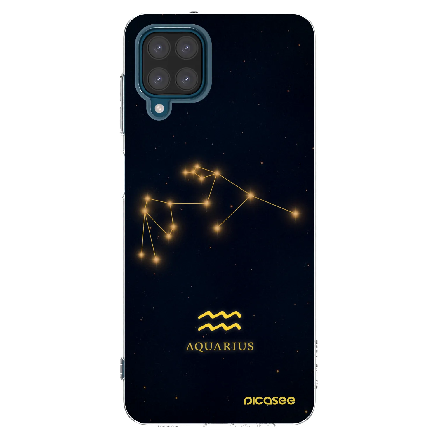 Picasee silikonový průhledný obal pro Samsung Galaxy A12 A125F - AQUARIUS