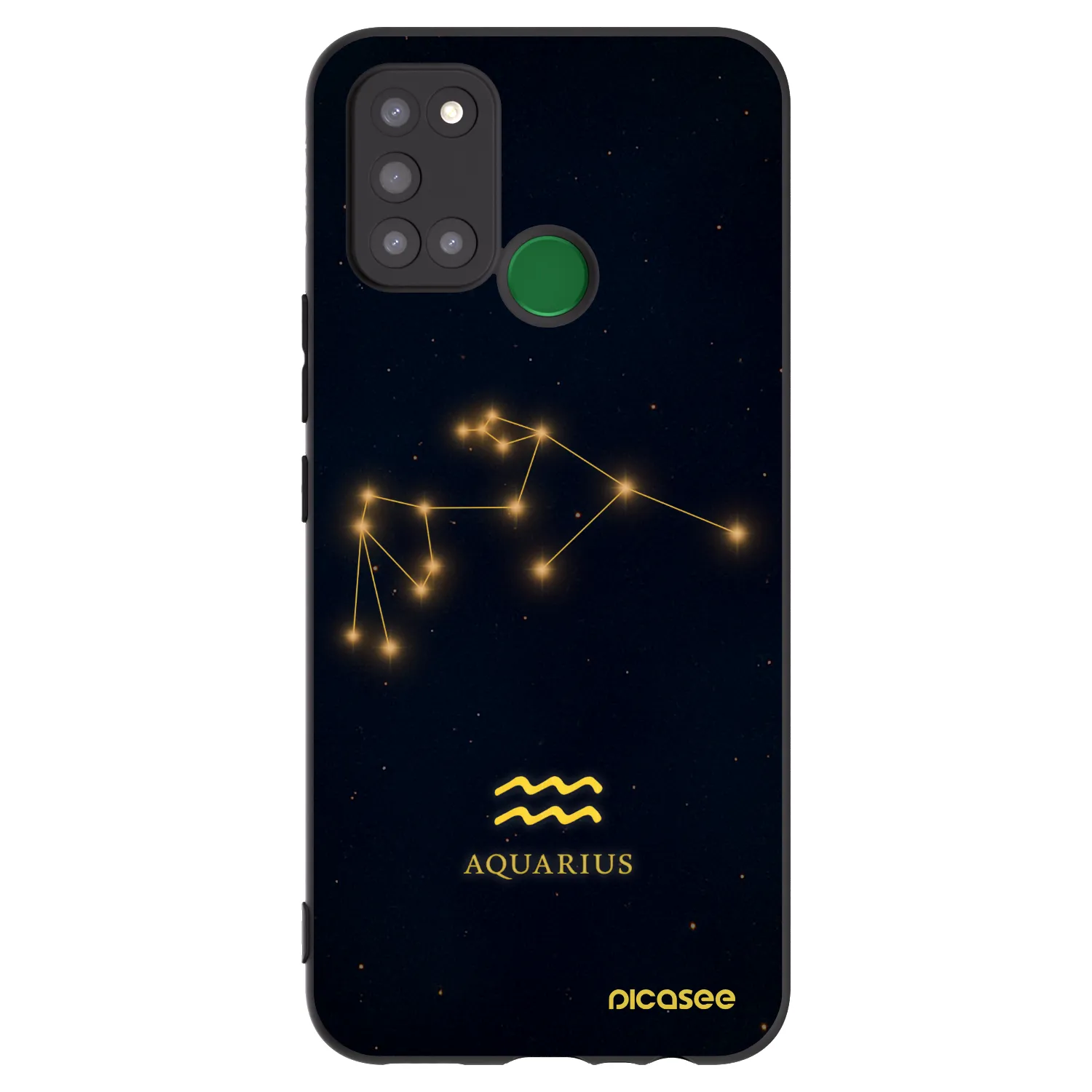 Picasee silikonový černý obal pro Realme 7i - AQUARIUS