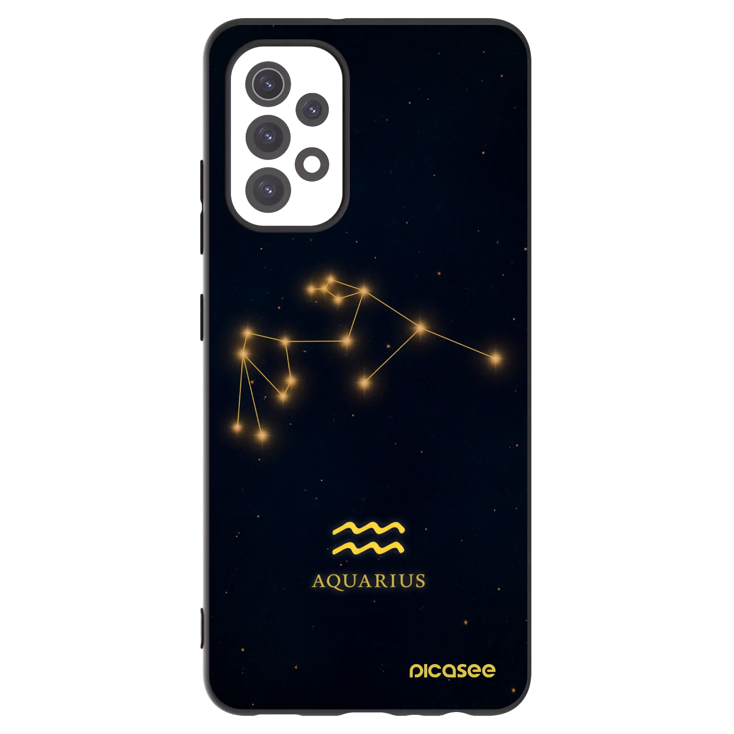 Picasee silikonový černý obal pro Samsung Galaxy A32 5G A326B - AQUARIUS