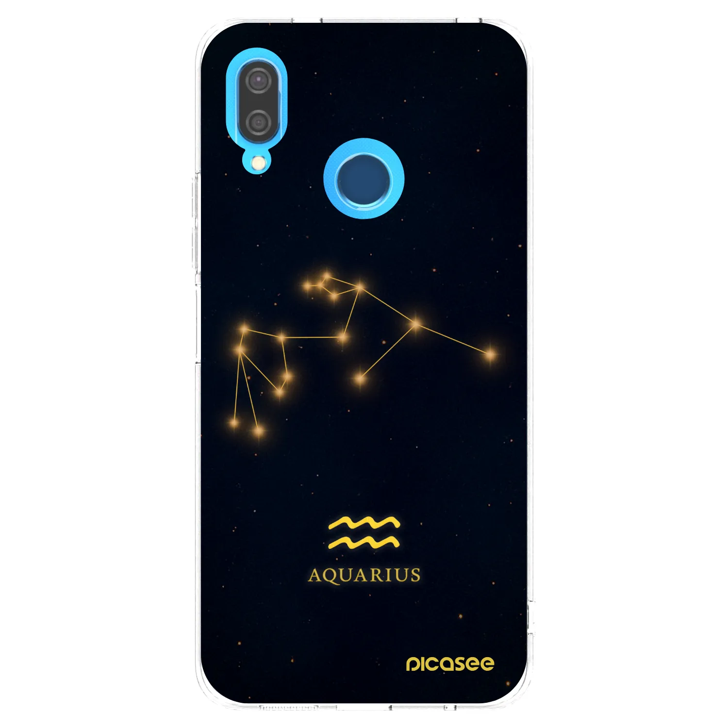 Picasee silikonový průhledný obal pro Huawei P20 Lite - AQUARIUS