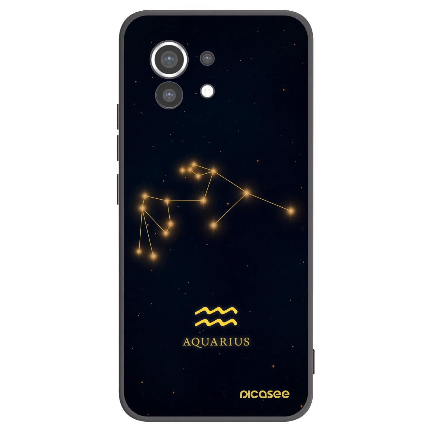 Picasee silikonový černý obal pro Xiaomi Mi 11 - AQUARIUS