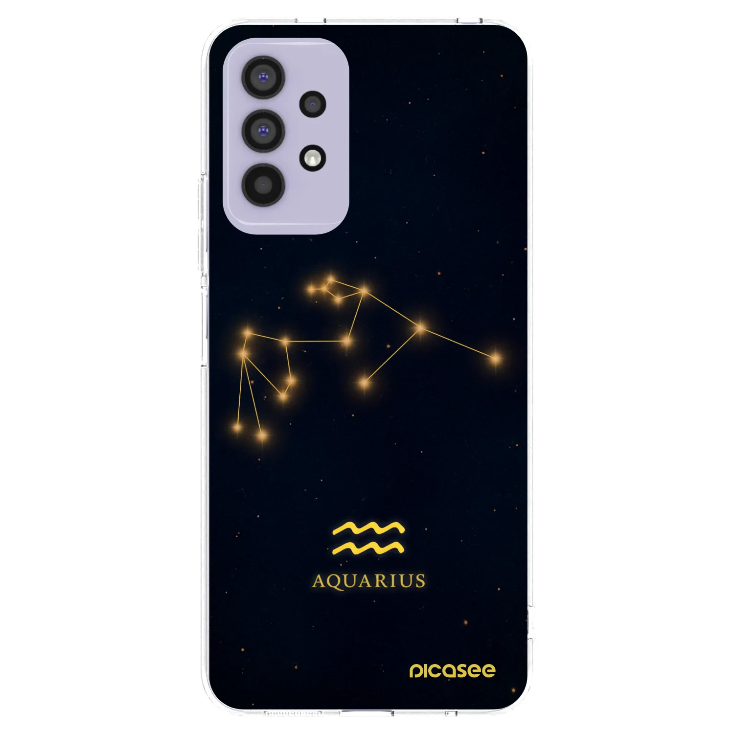 Picasee silikonový průhledný obal pro Samsung Galaxy A32 4G SM-A325F - AQUARIUS