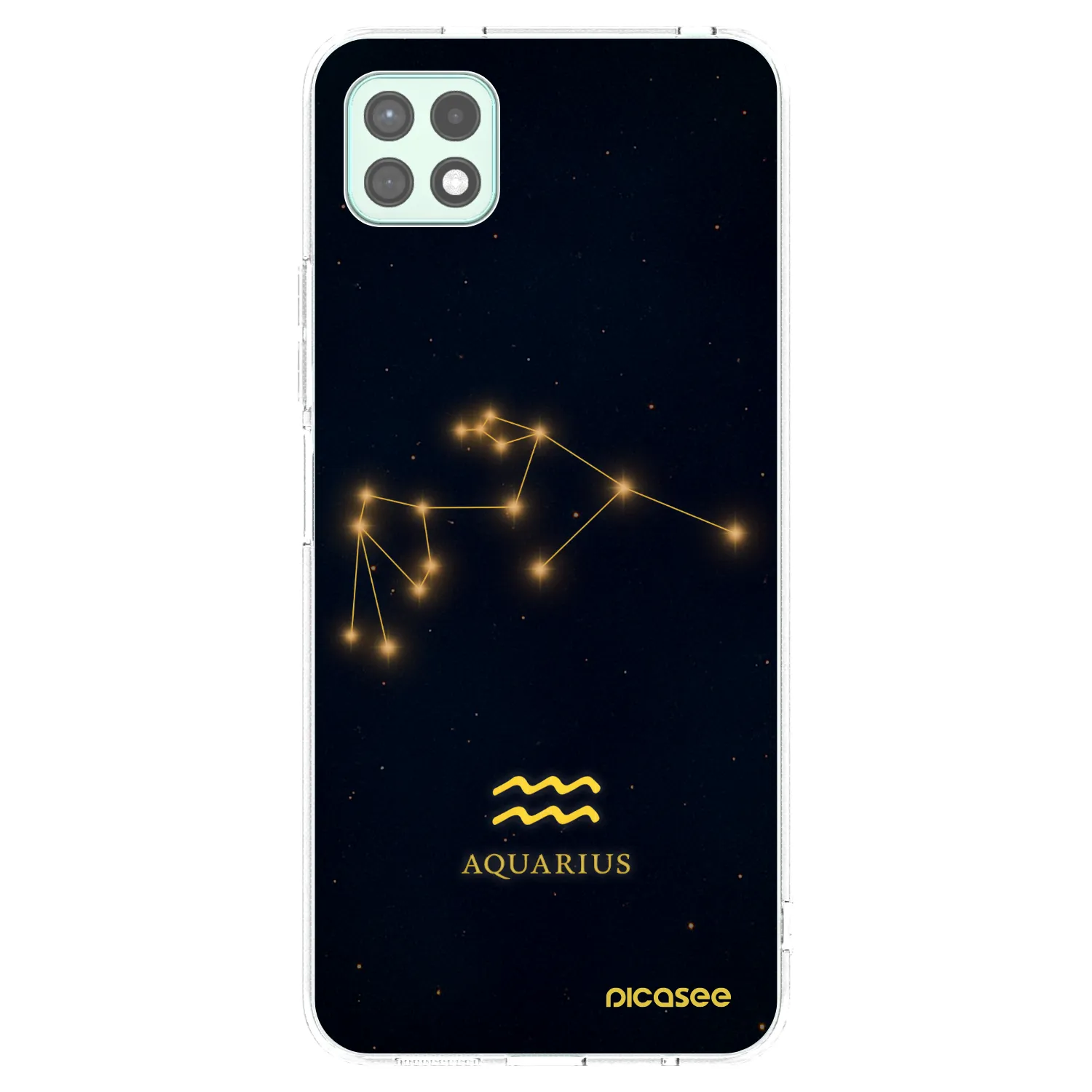 Picasee silikonový průhledný obal pro Samsung Galaxy A22 A226B 5G - AQUARIUS
