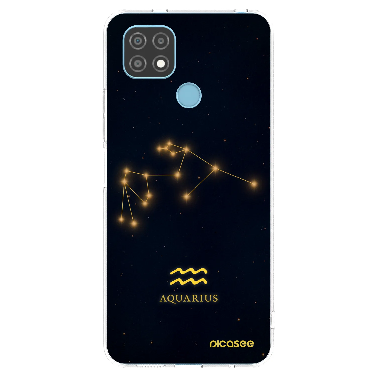 Picasee silikonový průhledný obal pro Realme C21 - AQUARIUS
